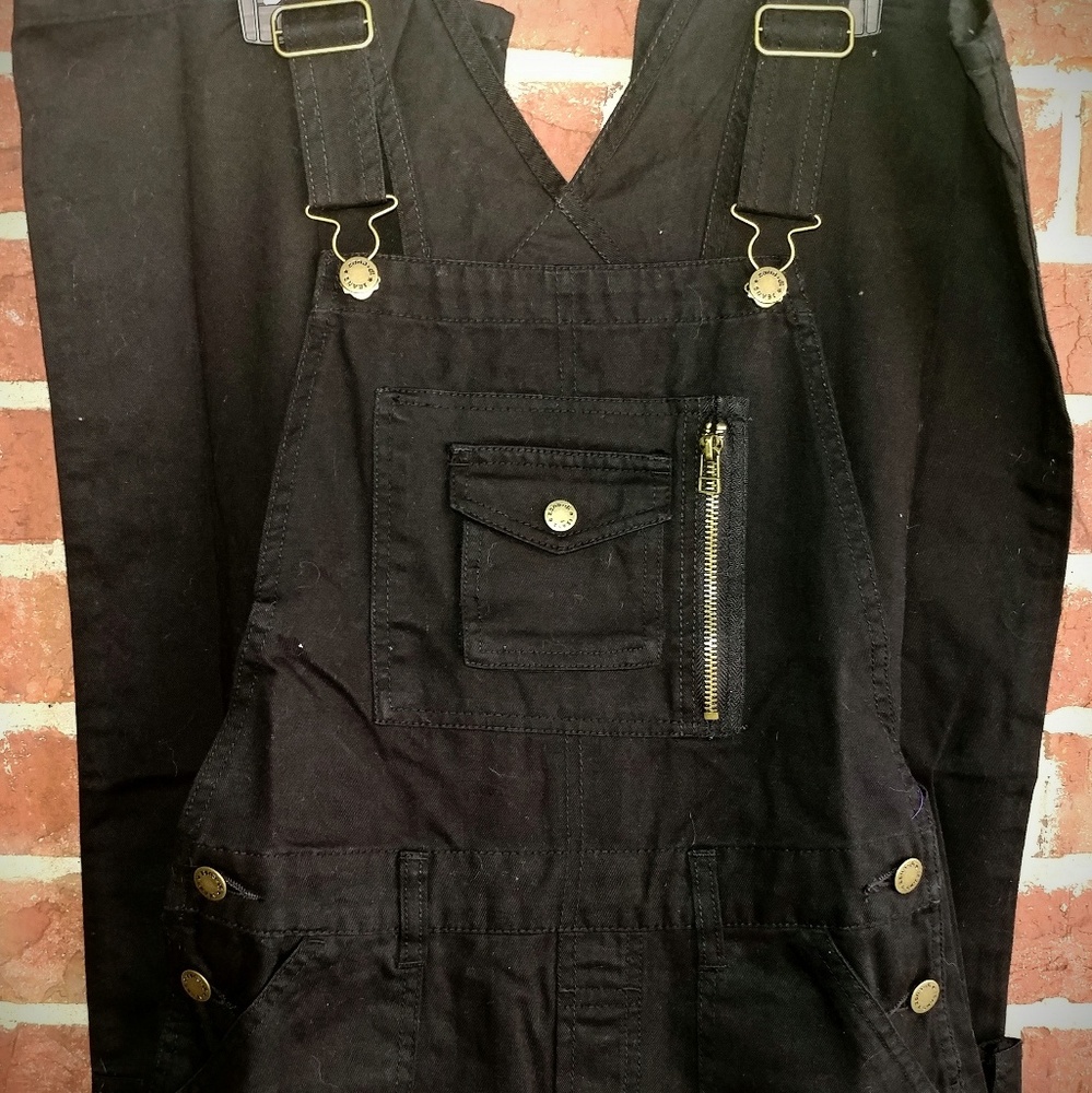 Zana Di NEW black punk goth overalls - Picture 3 of 3